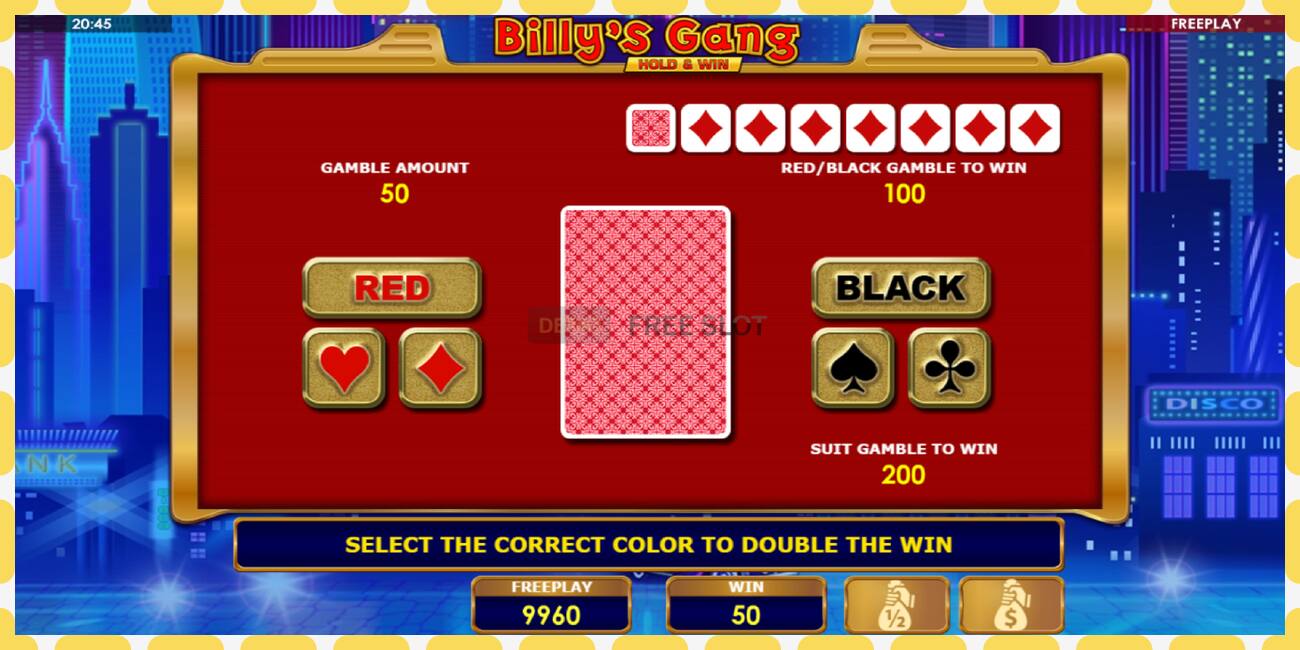 Demo slot Billys Gang free and without registration, picture - 1