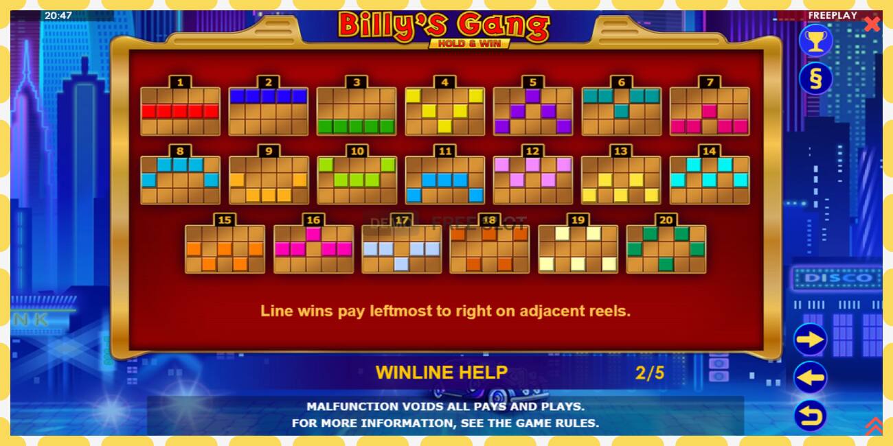 Demo slot Billys Gang free and without registration, picture - 1