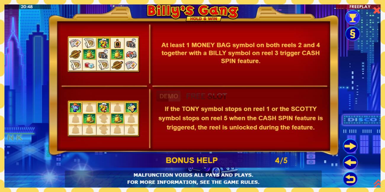 Demo slot Billys Gang free and without registration, picture - 1