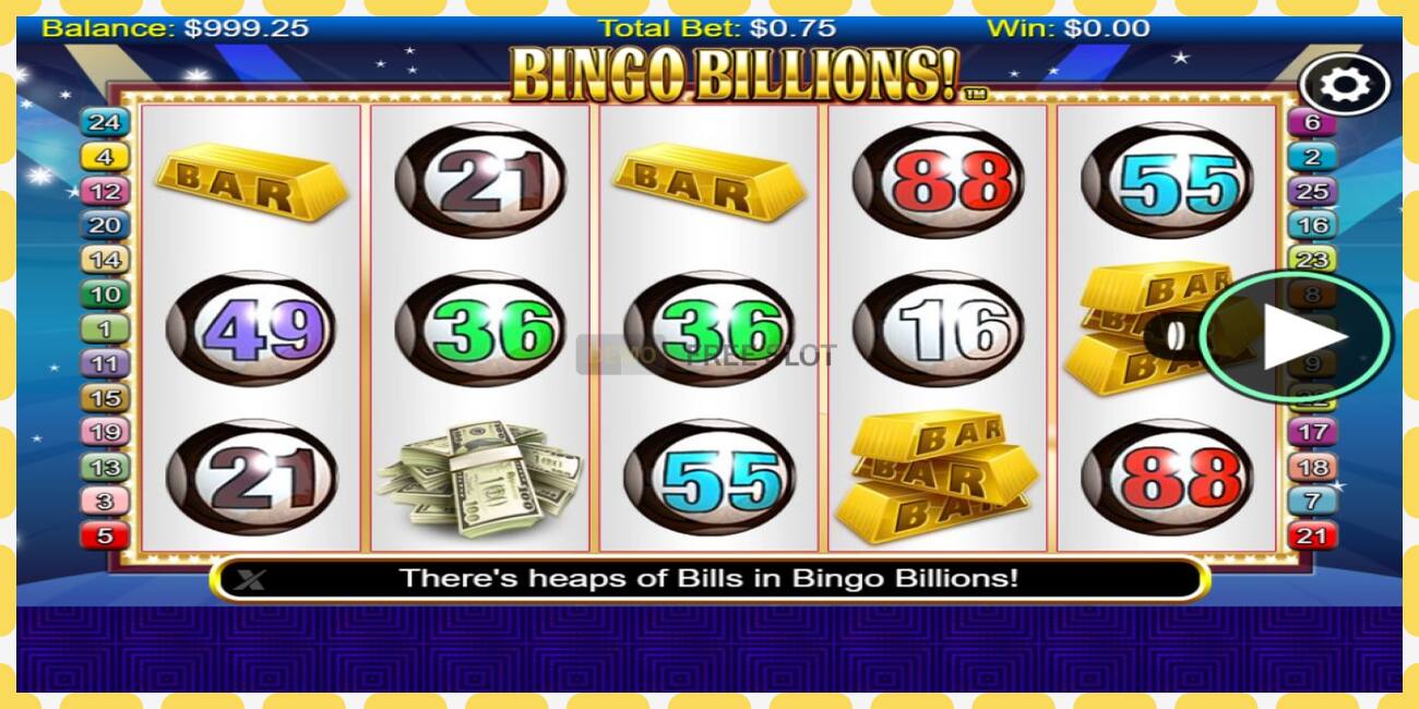 Demo slot Bingo Billions free and without registration, picture - 1