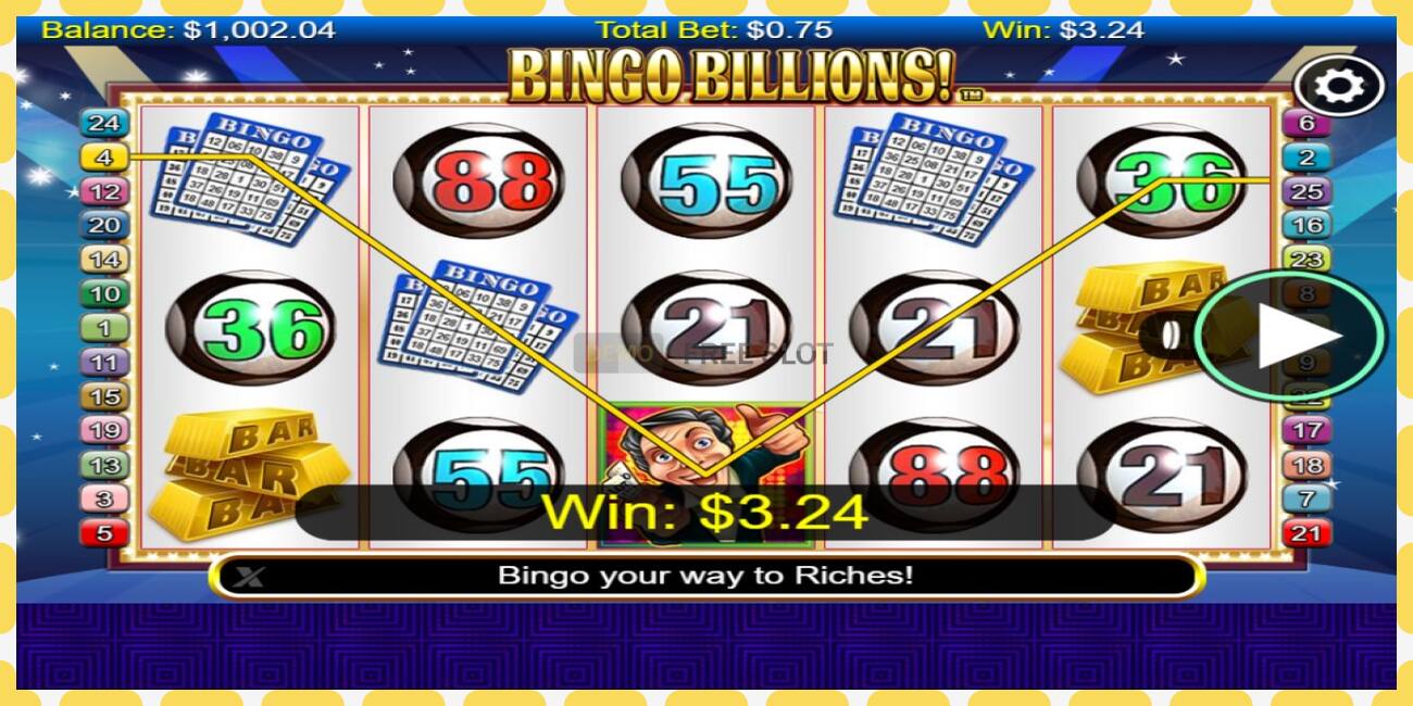 Demo slot Bingo Billions free and without registration, picture - 1