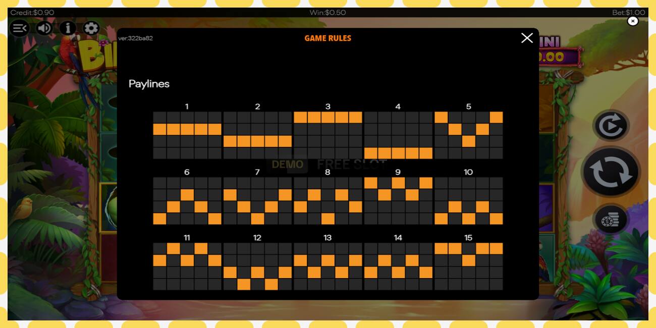Demo slot BIRDZ free and without registration, picture - 1