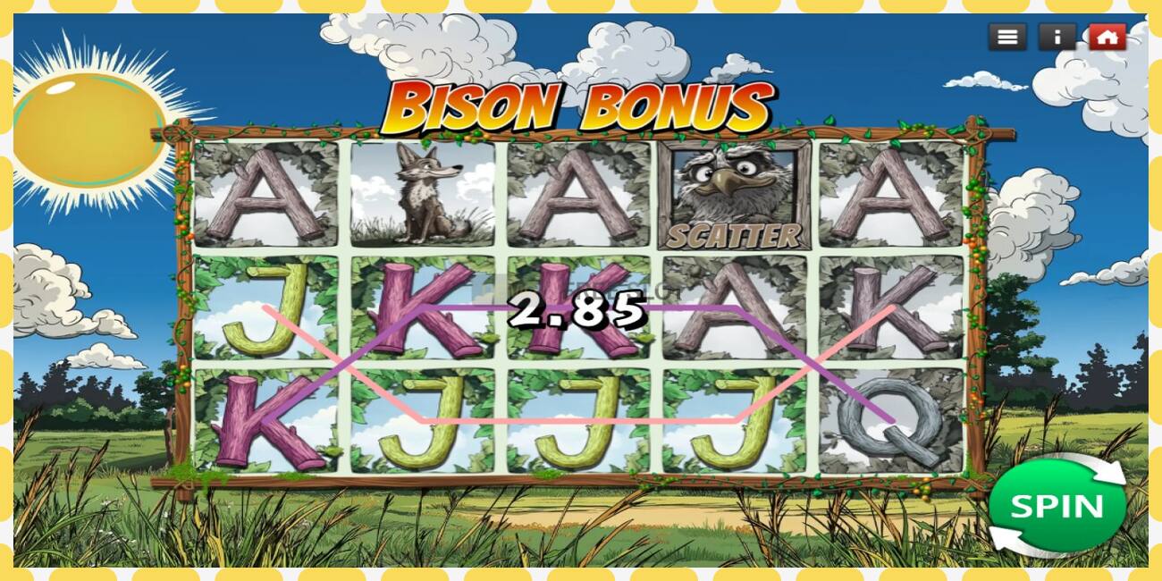 Demo paikka Bison Bonus ilmaiseksi ja ilman rekisteröitymistä, kuva - 1