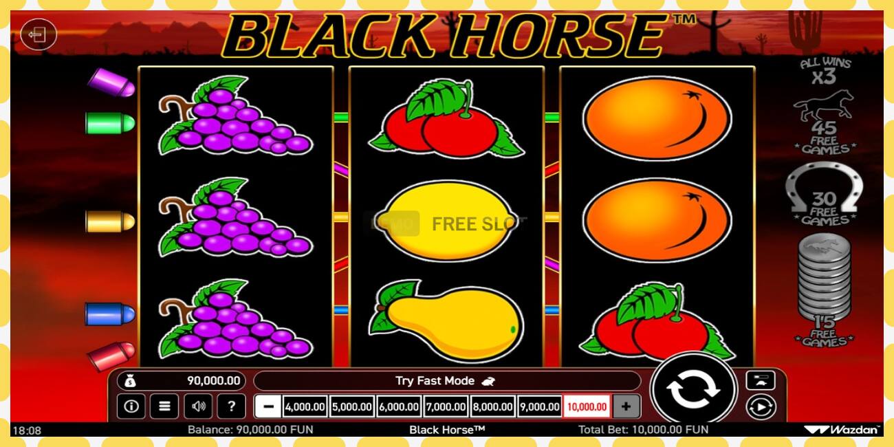 Demo slot Black Horse free and without registration, picture - 1