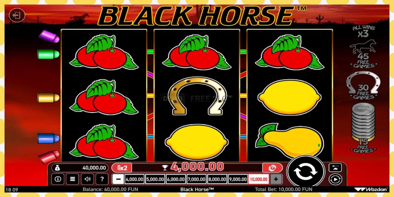 Demo slot Black Horse free and without registration, picture - 1