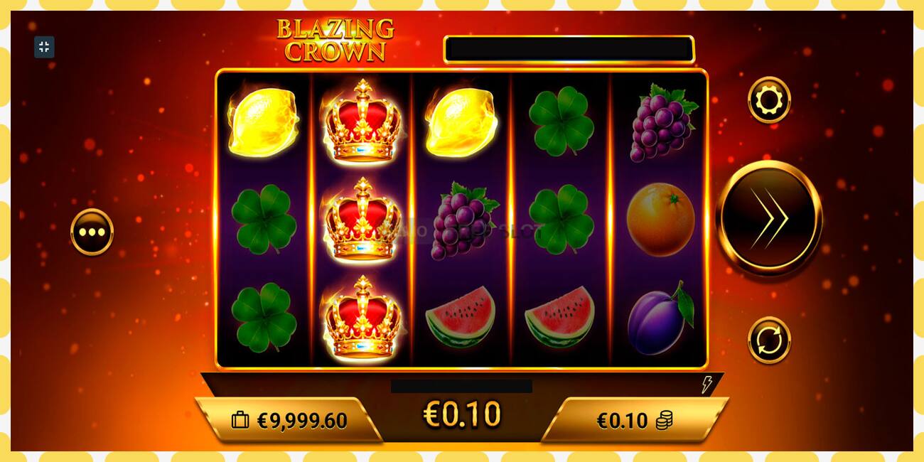 Demo slot Blazing Crown free and without registration, picture - 1