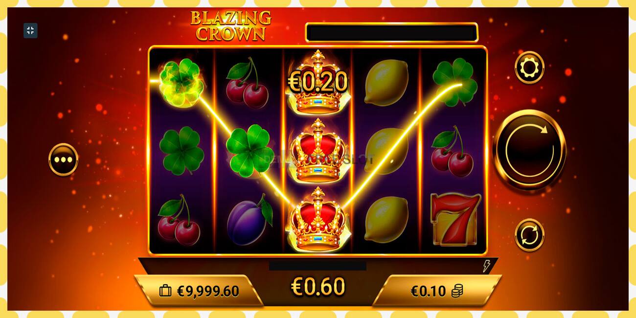 Demo slot Blazing Crown free and without registration, picture - 1