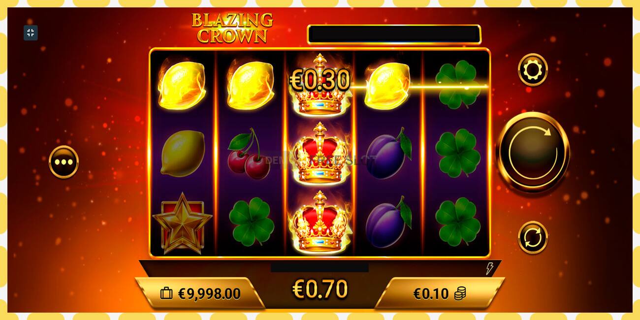 Demo slot Blazing Crown free and without registration, picture - 1