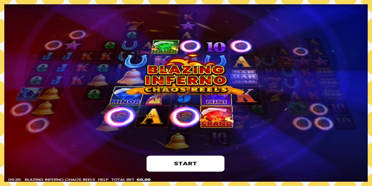 Demo slot Blazing Inferno Chaos Reels free and without registration, picture - 1