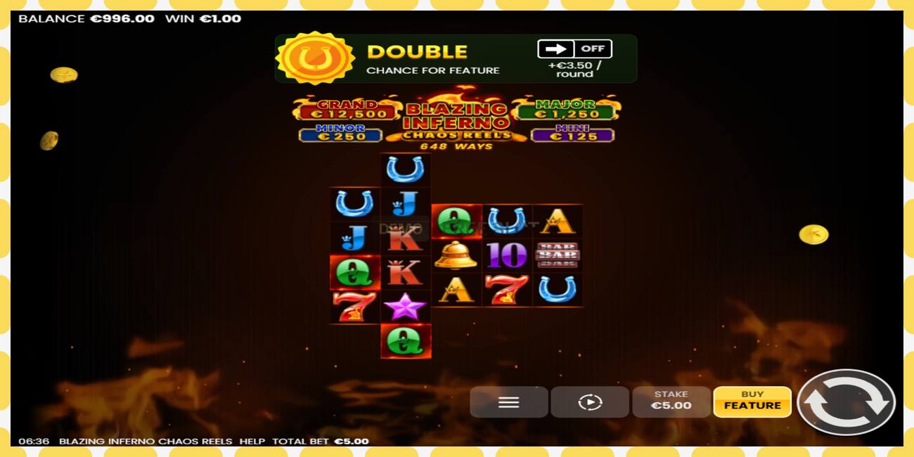 Demo slot Blazing Inferno Chaos Reels free and without registration, picture - 1