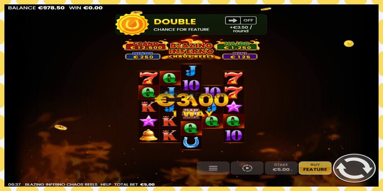 Demo slot Blazing Inferno Chaos Reels free and without registration, picture - 1