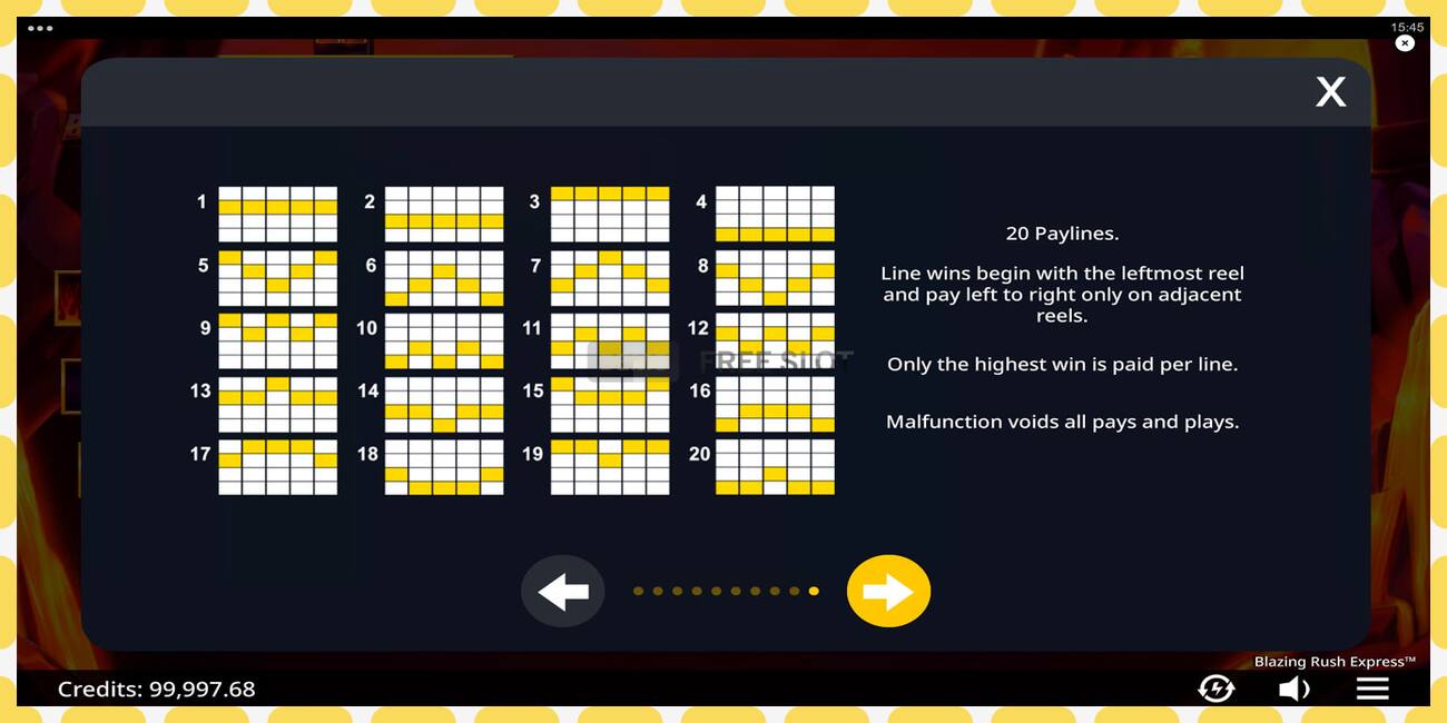 Demo slot Blazing Rush Express free and without registration, picture - 1