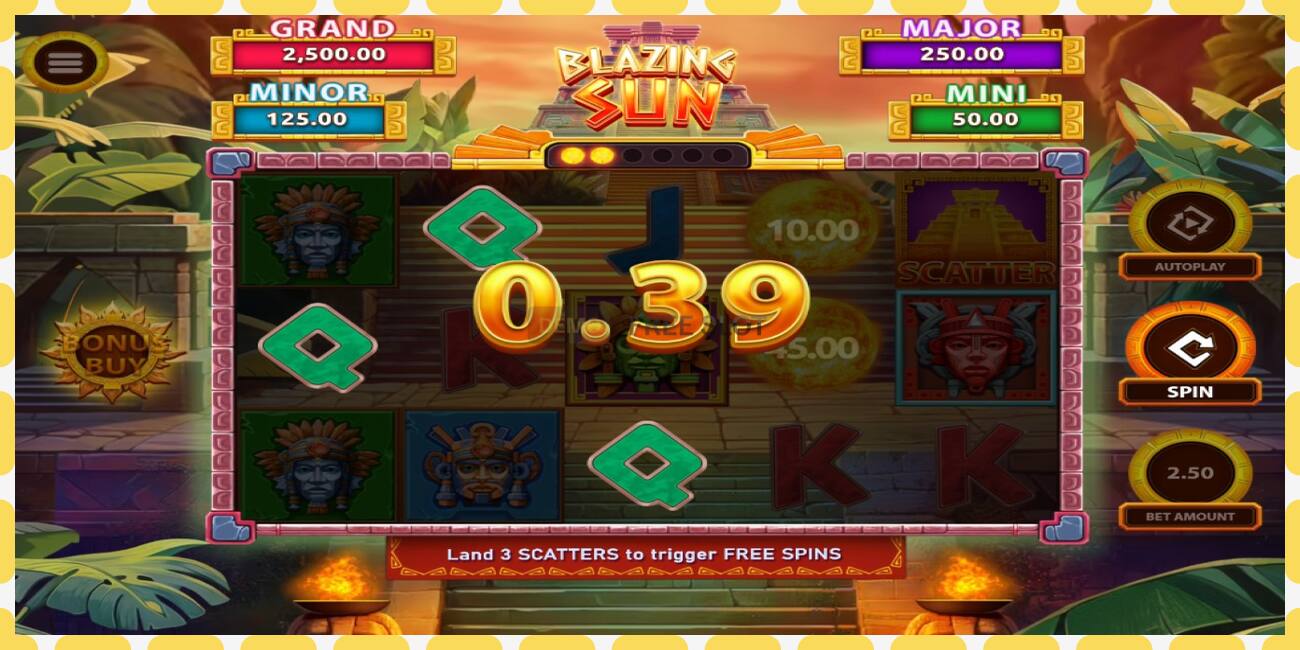 Demo slot Blazing Sun free and without registration, picture - 1