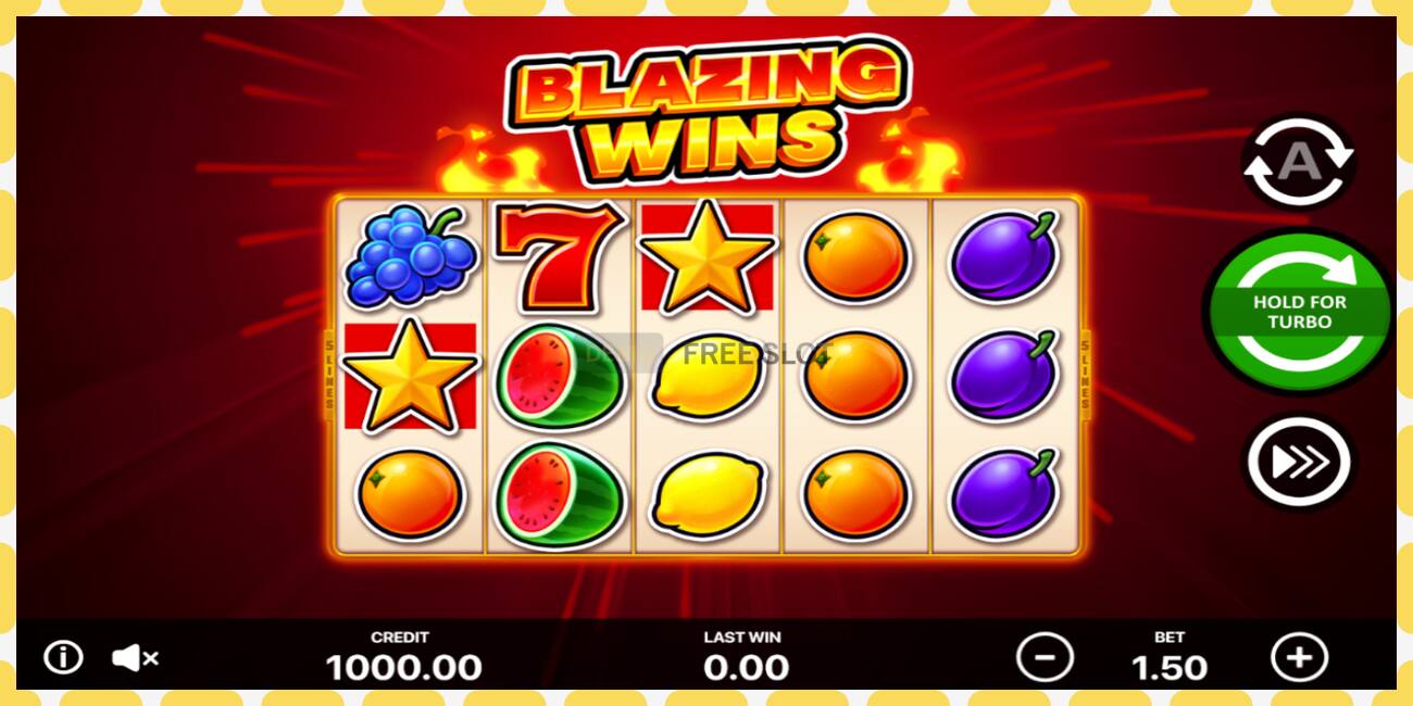 Demo slot Blazing Wins free and without registration, picture - 1