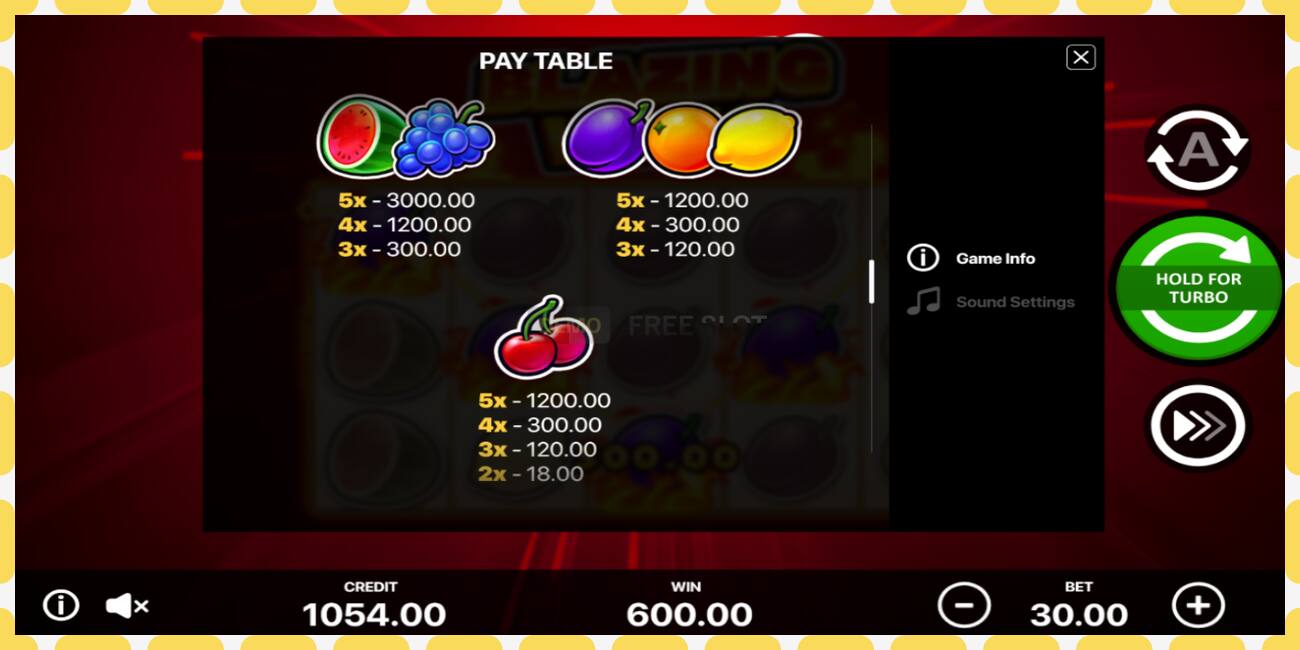 Demo slot Blazing Wins free and without registration, picture - 1