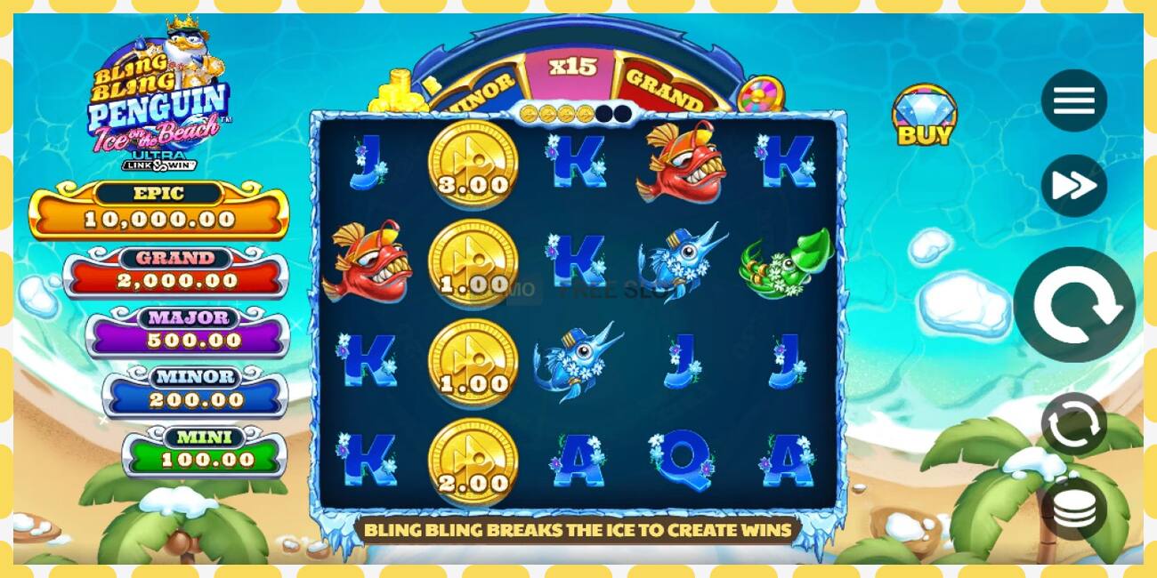 Demo-spor Bling Bling Penguin: Ice On The Beach gratis og uten registrering, bilde - 1