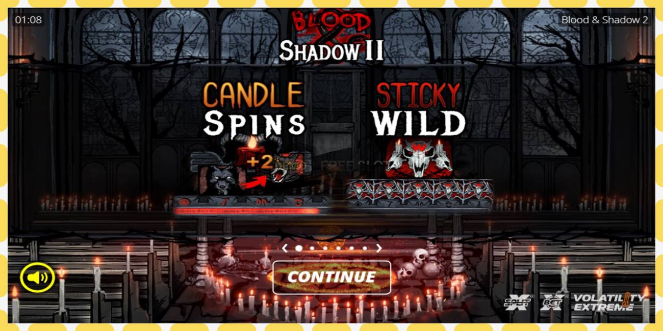 Demo slot Blood & Shadow II free and without registration, picture - 1