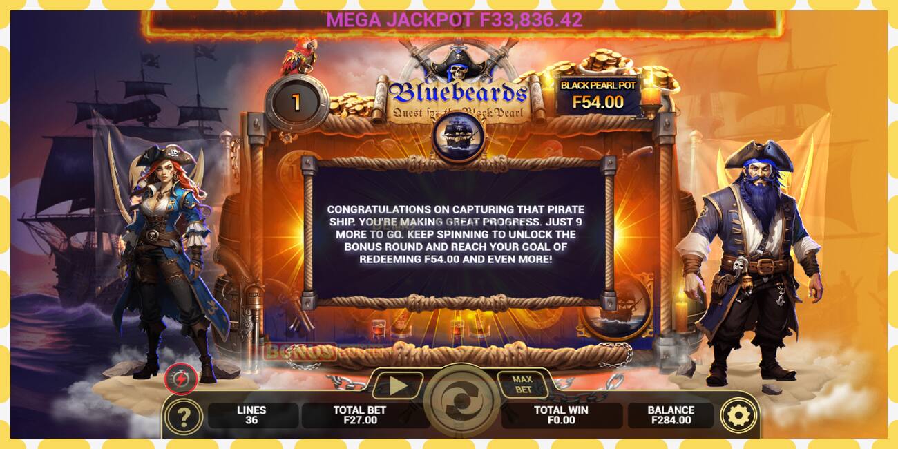 Demo slot Bluebeard Quest for the Black Pearl free and without registration, picture - 1