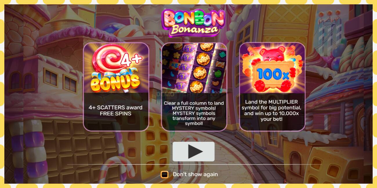 Emplacement de démonstration Bonbon Bonanza gratuit et sans inscription, image - 1