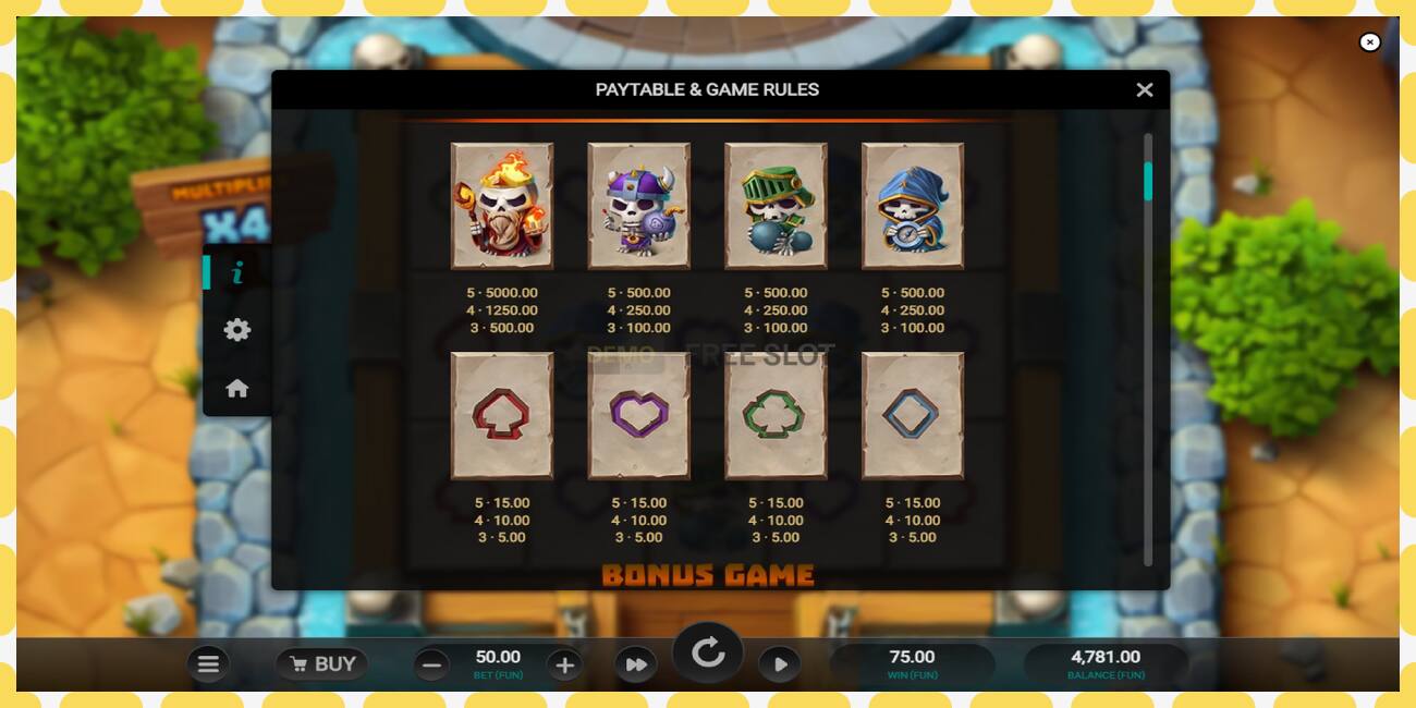 Demo slot Bone Raiders free and without registration, picture - 1