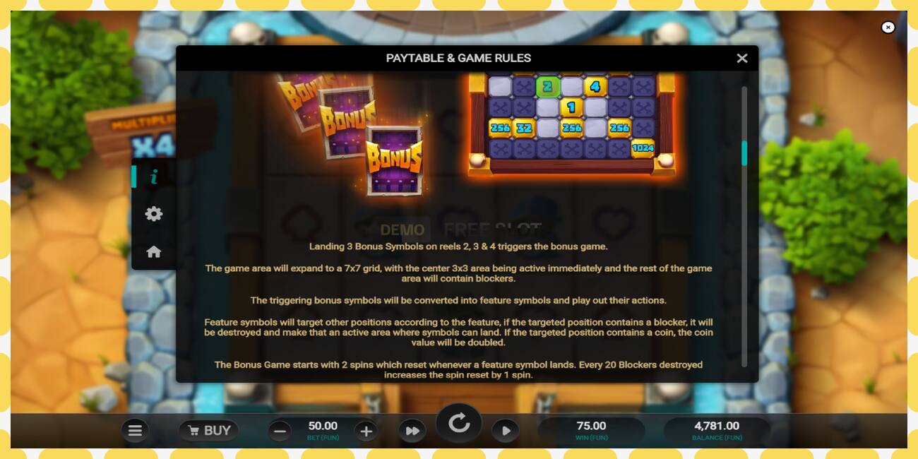 Demo slot Bone Raiders free and without registration, picture - 1