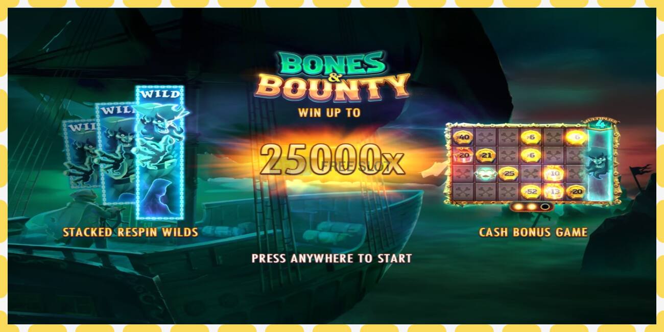 Demo slot Bones & Bounty free and without registration, picture - 1