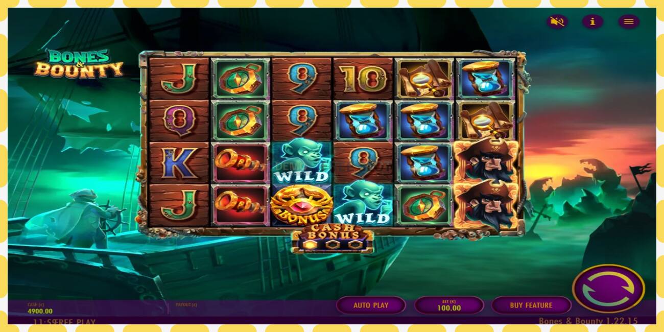 Demo slot Bones & Bounty free and without registration, picture - 1