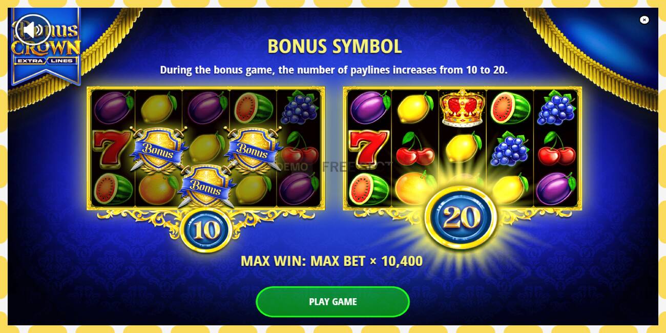 Demo slot Bonus Crown free and without registration, picture - 1