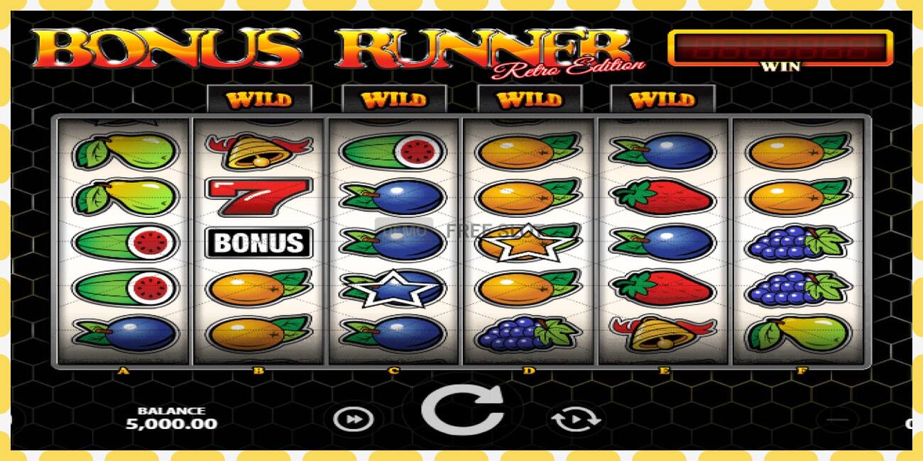 Demo slot Bonus Runner Retro Edition free and without registration, picture - 1