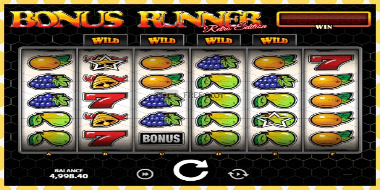 Demo slot Bonus Runner Retro Edition free and without registration, picture - 1