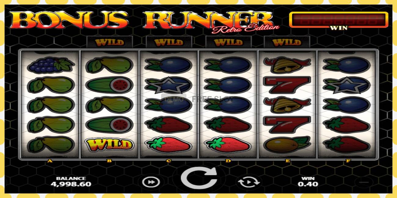 Demo slot Bonus Runner Retro Edition free and without registration, picture - 1