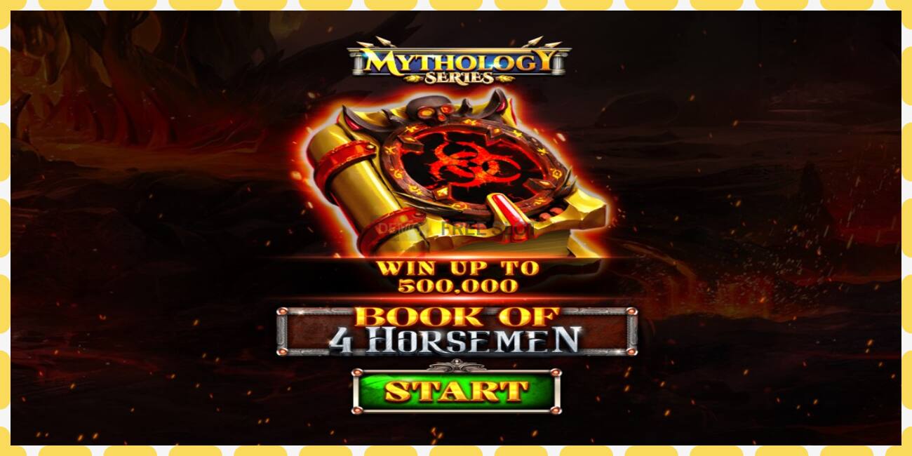 Demo slot Book of 4 Horsemen free and without registration, picture - 1