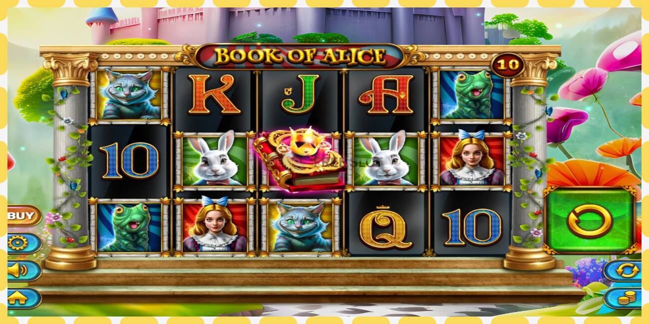 Demo slot Book of Alice free and without registration, picture - 1