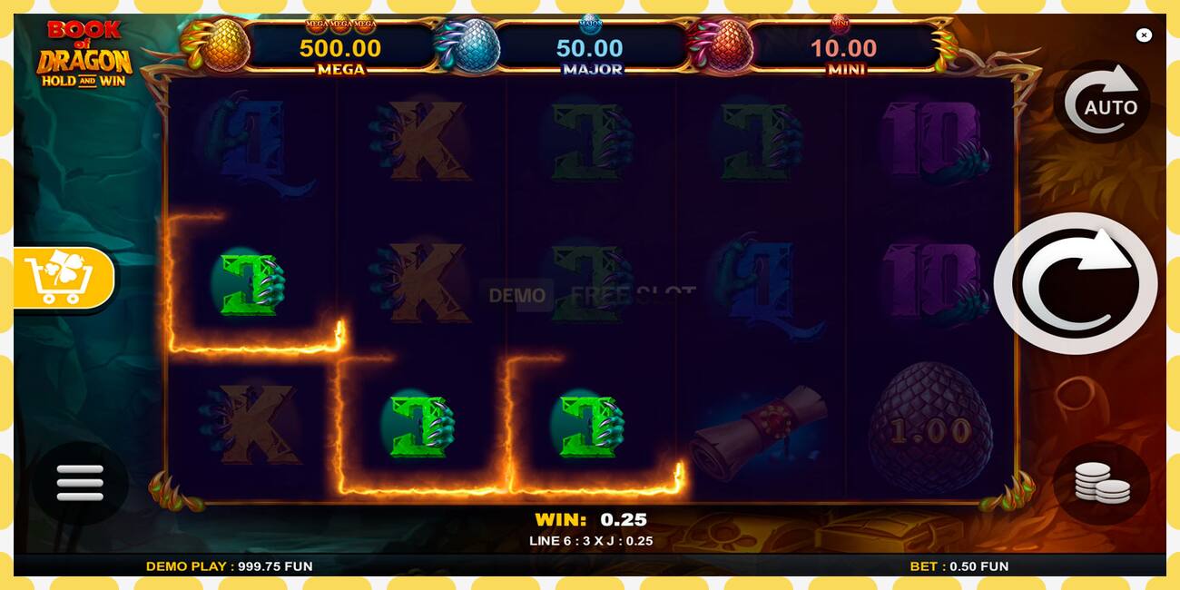 Demo slot Book of Dragon Hold and Win free and without registration, picture - 1