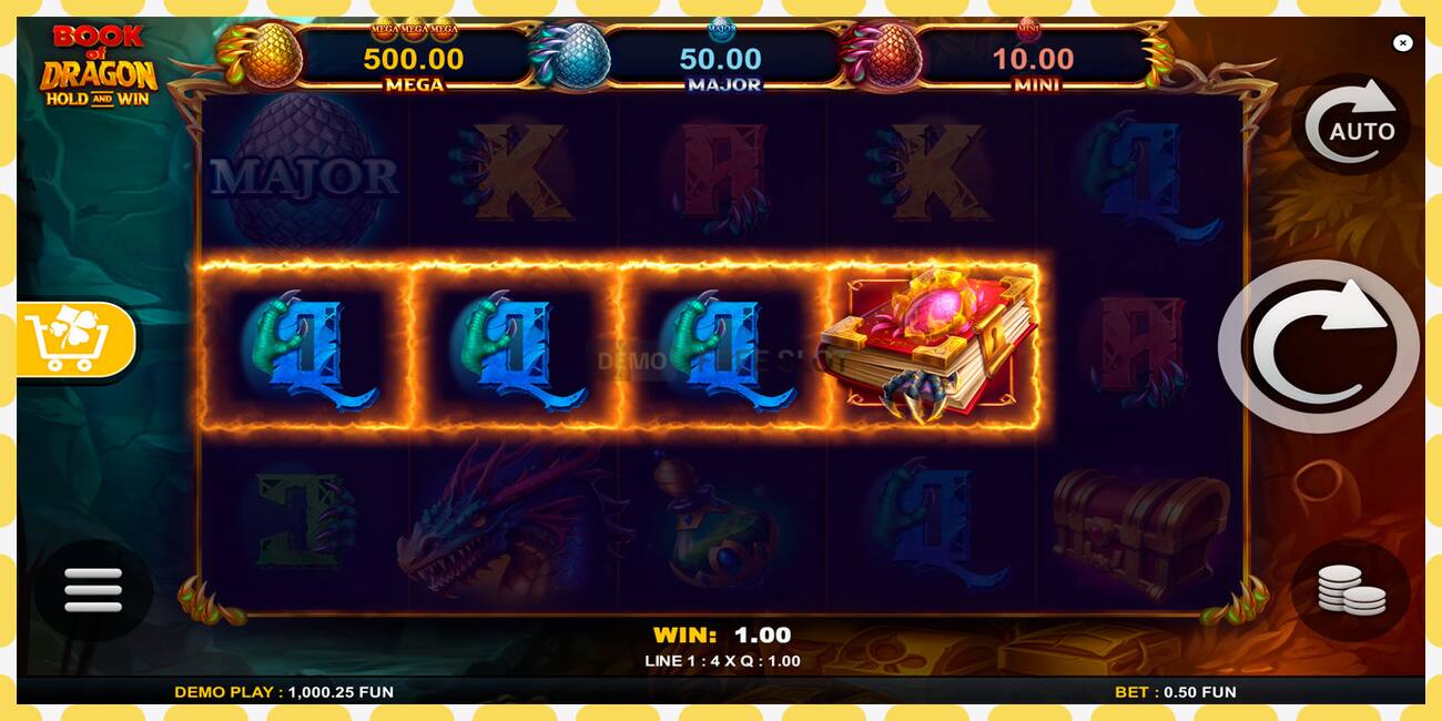 Demo slot Book of Dragon Hold and Win free and without registration, picture - 1