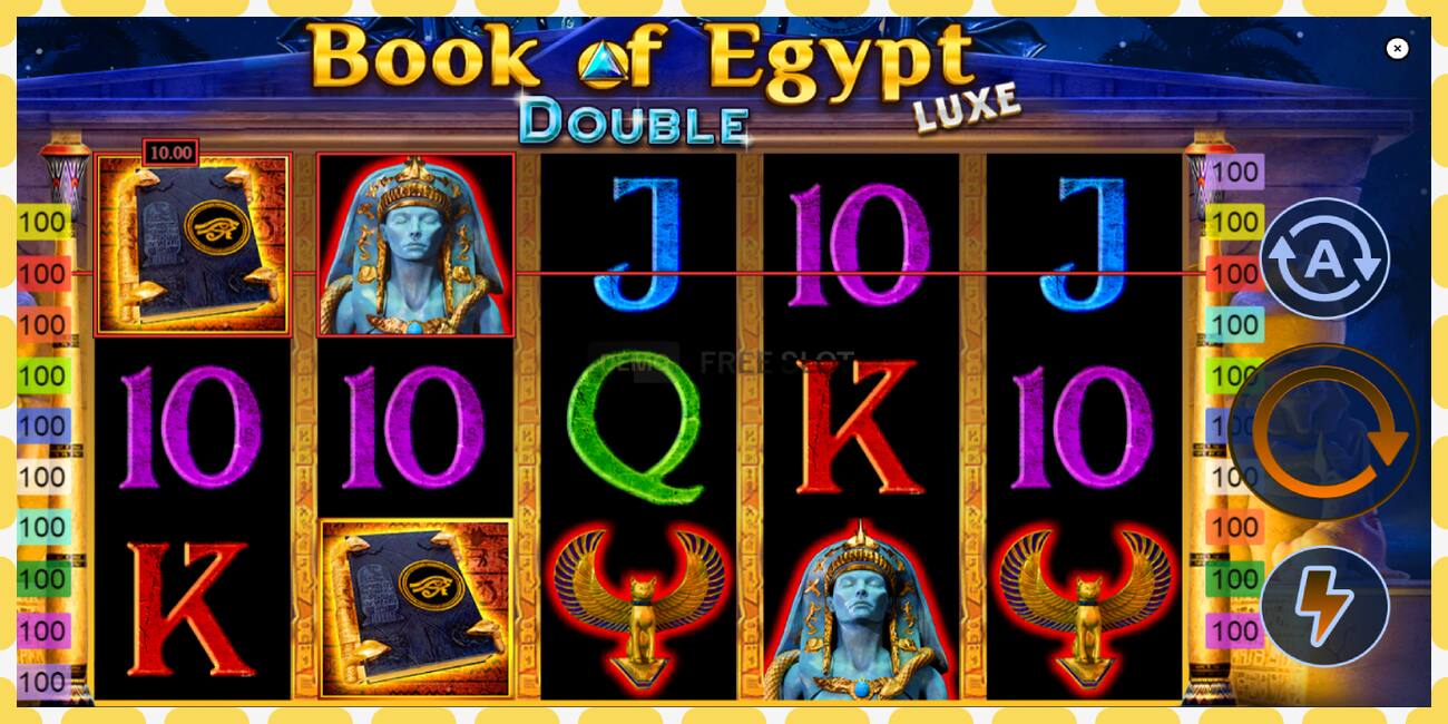 สล็อตสาธิต Book of Egypt Double Luxe ฟรีและไม่ต้องลงทะเบียน, รูปภาพ - 1