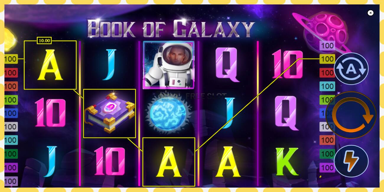 Demo slot Book of Galaxy free and without registration, picture - 1