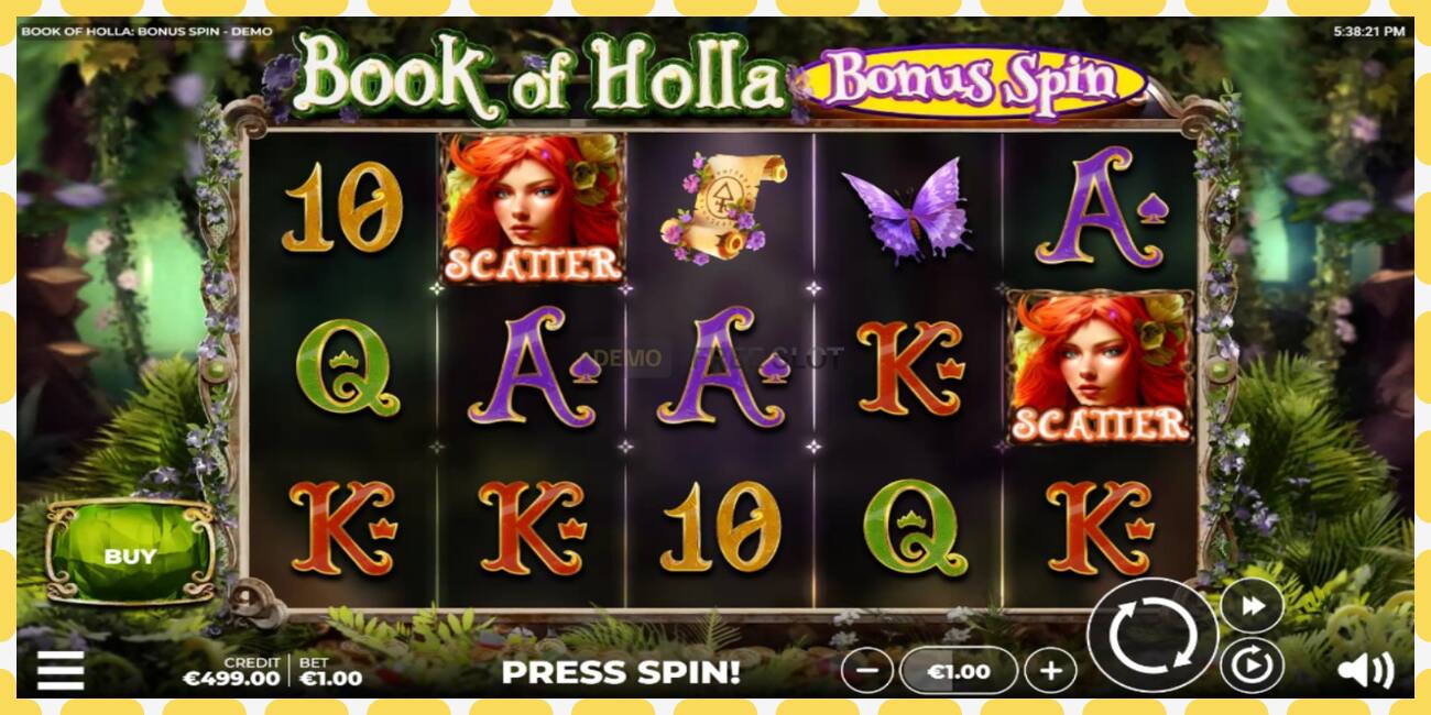 Demo slot Book of Holla: Bonus Spin ingyenes és regisztráció nélkül, kép - 1