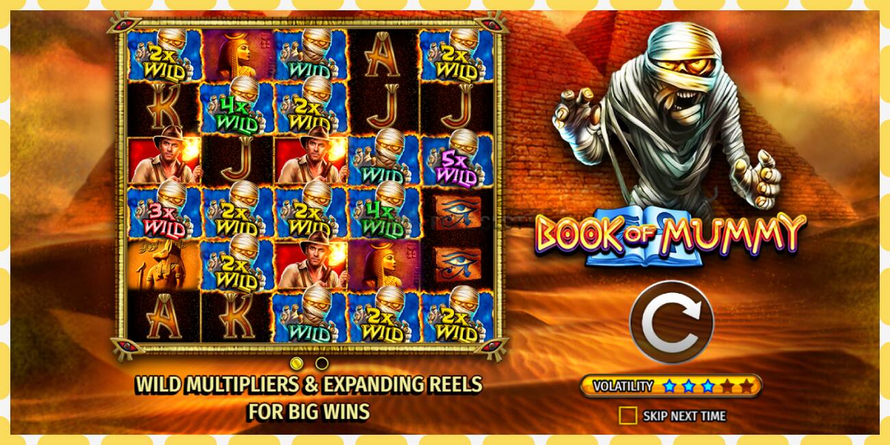 Slot demo Book of Mummy gratuit și fără înregistrare, imagine - 1