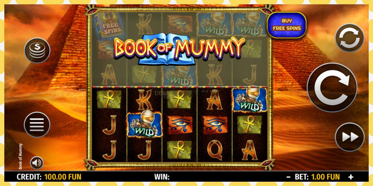 Demo slot Book of Mummy free and without registration, picture - 1