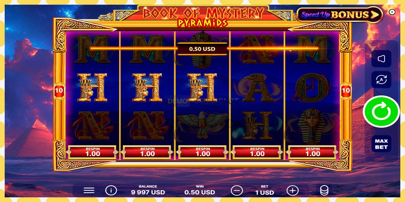 Demo slot Book of Mystery Pyramids ingyenes és regisztráció nélkül, kép - 1