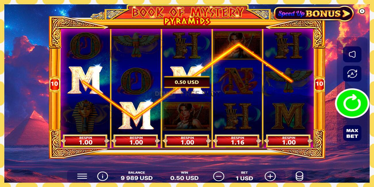 Demo slot Book of Mystery Pyramids free and without registration, picture - 1