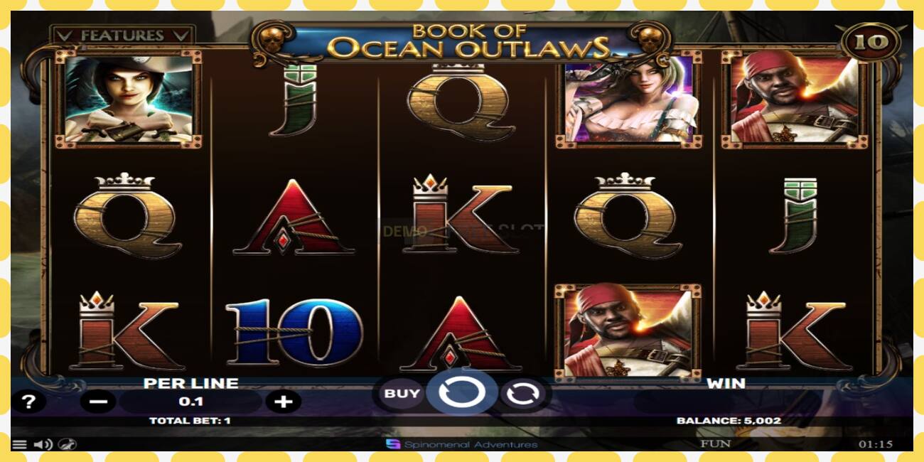 Demo slot Book of Ocean Outlaws free and without registration, picture - 1