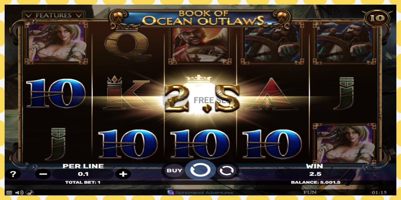 Demo slot Book of Ocean Outlaws free and without registration, picture - 1