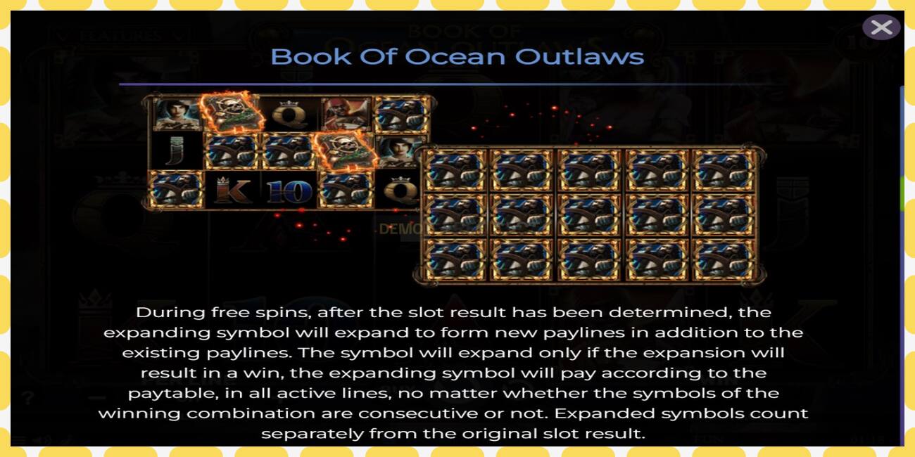 Demo slot Book of Ocean Outlaws free and without registration, picture - 1