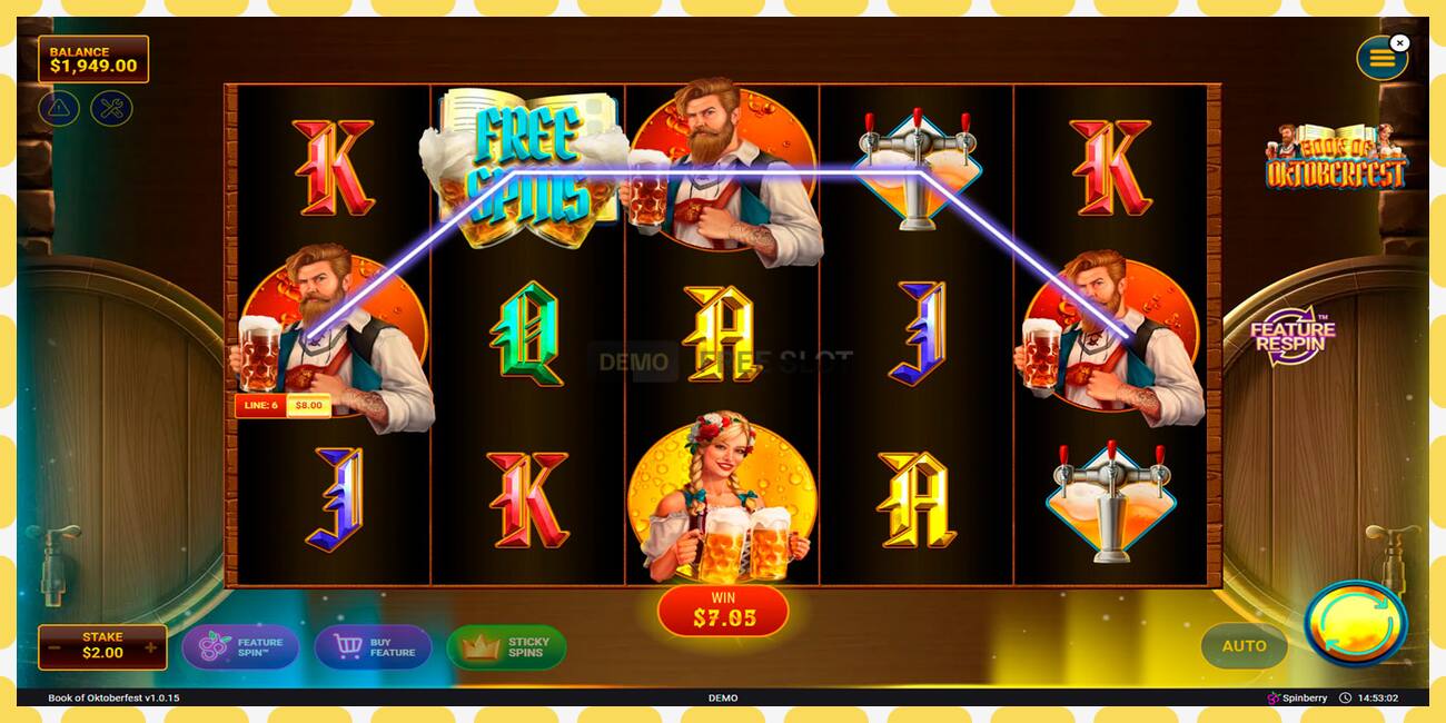 Demo slot Book of Oktoberfest free and without registration, picture - 1