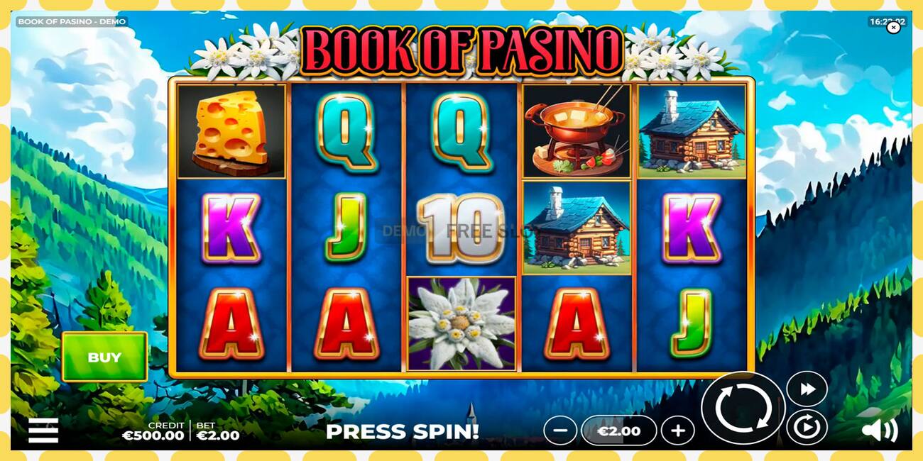 Demo slot Book of Pasino free and without registration, picture - 1