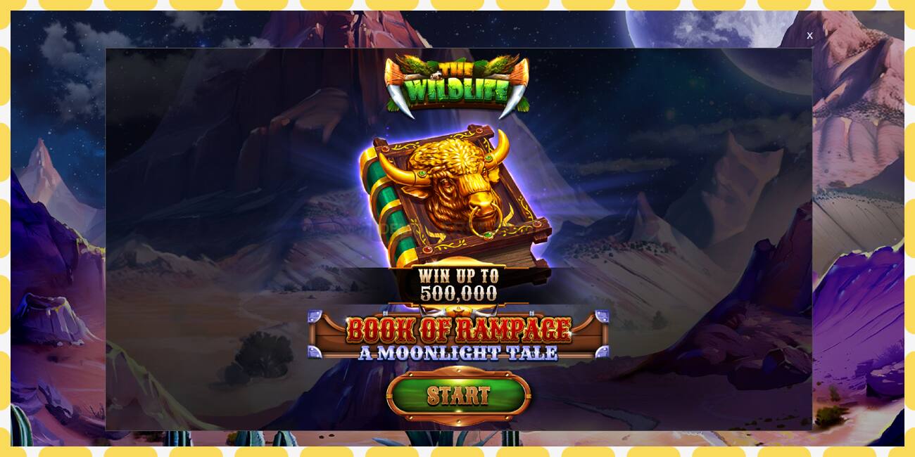 Demo slot Book of Rampage - A Moonlight Tale free and without registration, picture - 1