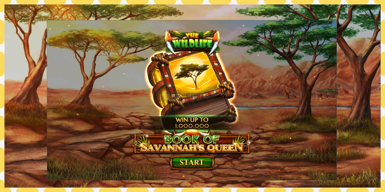 Demo lizdas Book of Savannahs Queen nemokamai ir be registracijos, paveikslėlį - 1