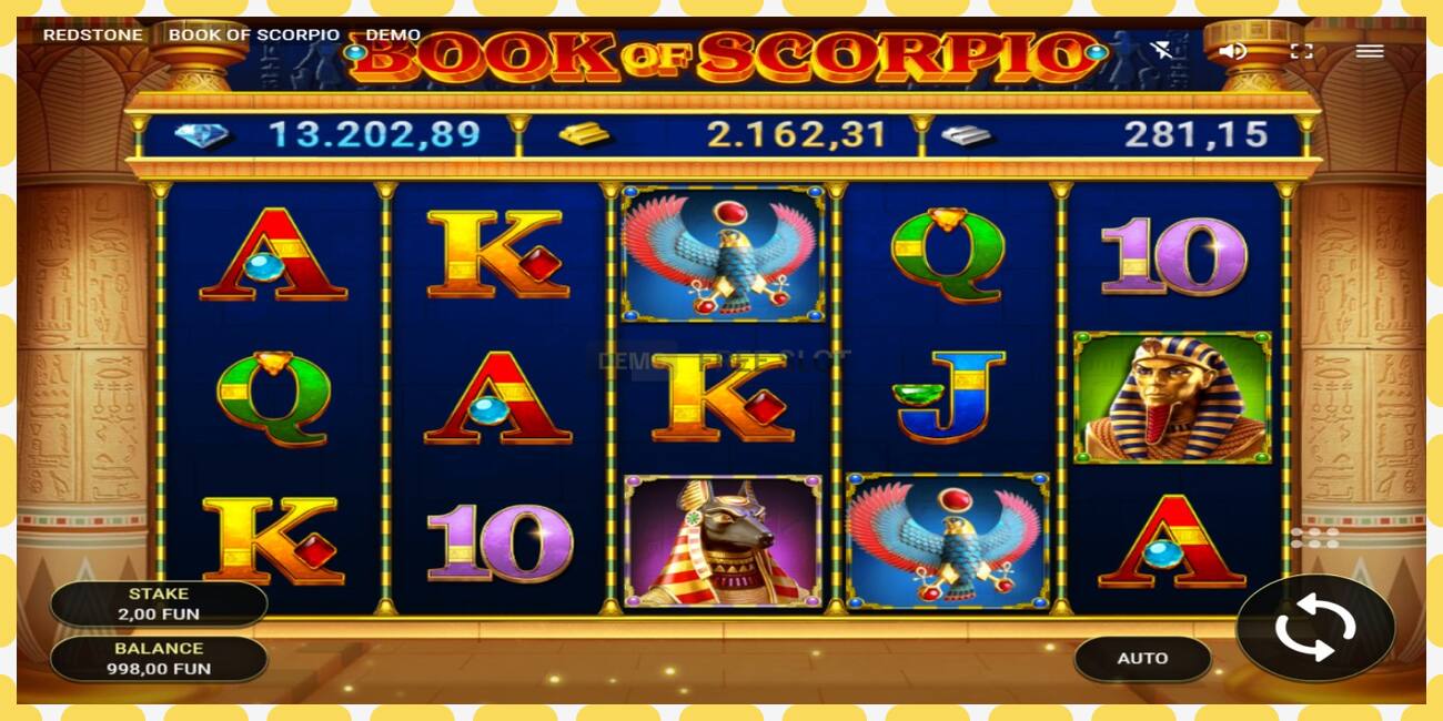 Demo slot Book of Scorpio free and without registration, picture - 1